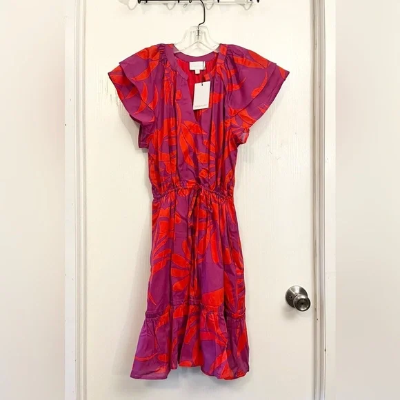 Sugarlips Fuchsia and Scarlet Mini Dress - Picture 4 of 10